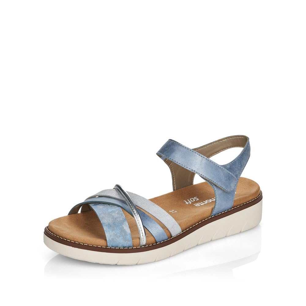 Remonte Damen Riemchensandalen D2058, Frauen Sandalen,lose Einlage