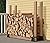 ShelterLogic LumberRack Firewood Rack Adjustable Plastic Bracket Kit, Black, 5.5" x 15" x 10.75"