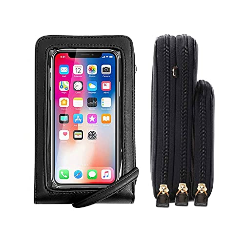 Handy-börse, Crossbody-Taschen für Frauen, Touchscreen-börse Cover
