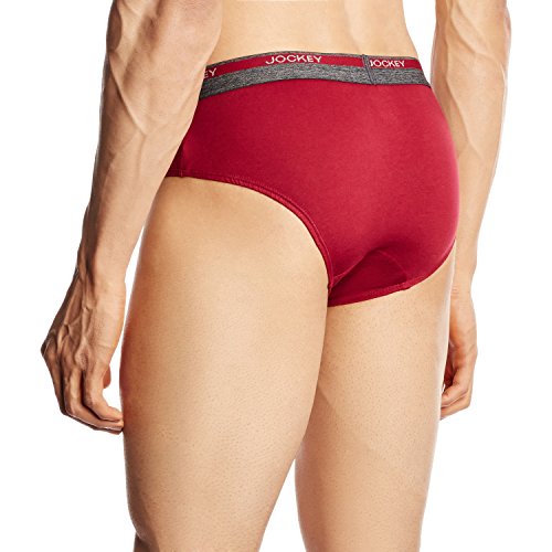 Image of Jockey 8037 Men's Super Combed Cotton Solid Brief with Ultrasoft Waistband
