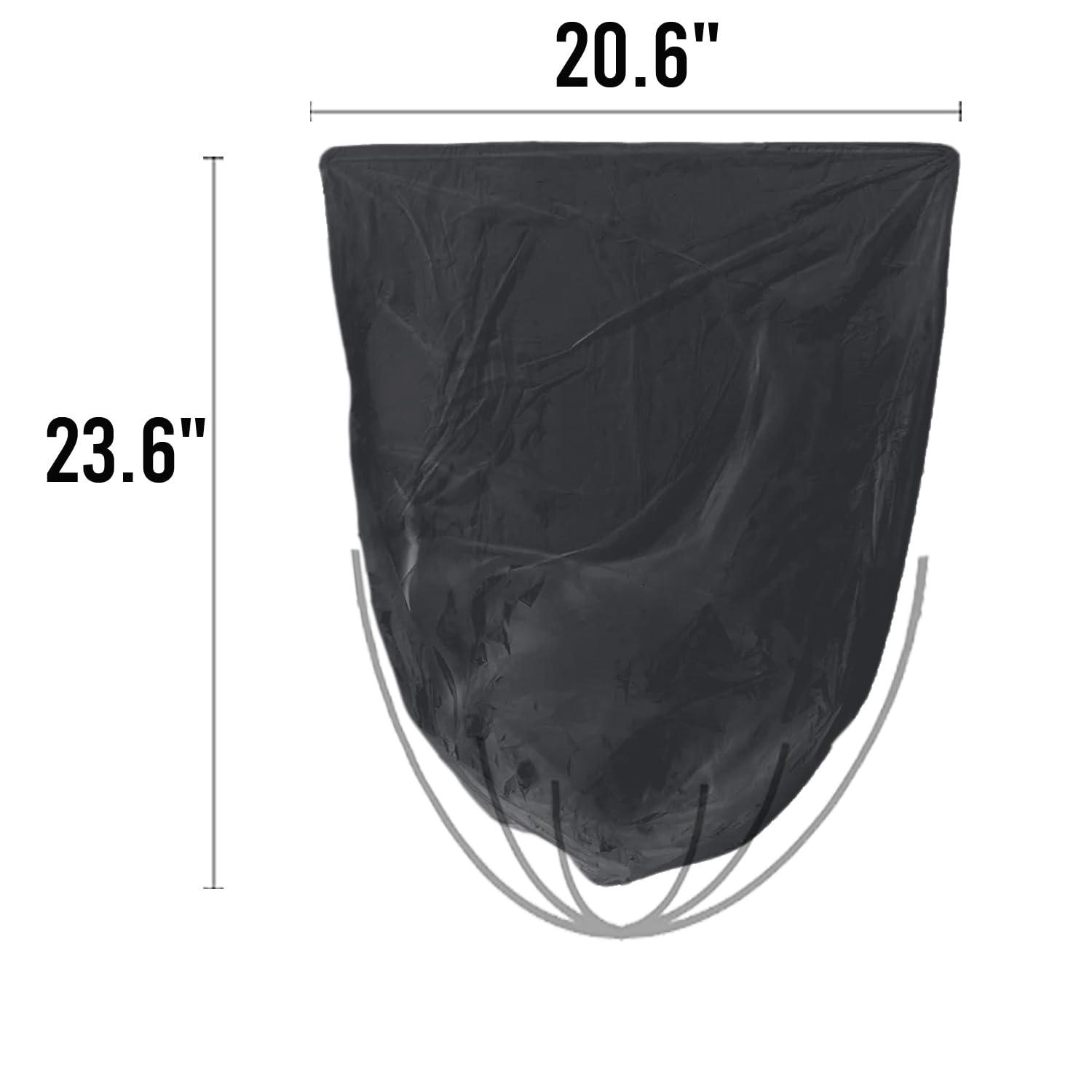 BEIDOU-PAC Bolsas de basura de 4 a 6 galones, paquete de 1000 bolsas de basura negras, bolsas de basura multiusos para baño, oficina, industrial, comercial, limpieza, municipal, reciclaje