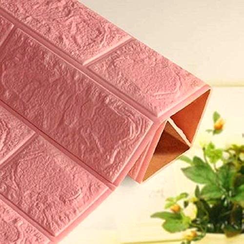 BeautifulWalls 3D Brick Wallpaper for Walls I Wall Stickers Self Adhesive Panel I Peel & Stick Wallpaper for Wall Home Decor (Pink, 1 Piece, 70 X 77 cm) (B08R83TXZ1) Amazon Price History, Amazon Price Tracker