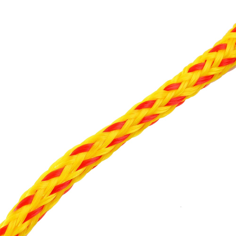 Corda di traino 6K resistente, tubo trainabile, 1 sezione, 1 sezione, per 6 ciclisti, giallo e arancione (fino a 6 piloti)