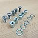 bicycle-toys Kettenblattschrauben extralang Set 2-Fach Kurbeln Kettenblatt Fixie Singlespeed Chainring Bolts