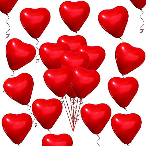 50 Piezas Amor Globos de corazón rojo Corazón Globos para el día de San Valentín Aniversario de bodas Compromiso Cumpleaños Jardín Graduación Fiesta de graduación decoración romántica | Ya disponible en tu tienda friki favorita! En mundofriki.es! 50 Piezas Amor Globos de corazón rojo Corazón Globos para el día de San Valentín Aniversario de bodas Compromiso Cumpleaños Jardín Graduación Fiesta de graduación decoración romántica | Ya disponible en tu tienda friki favorita! En mundofriki.es!