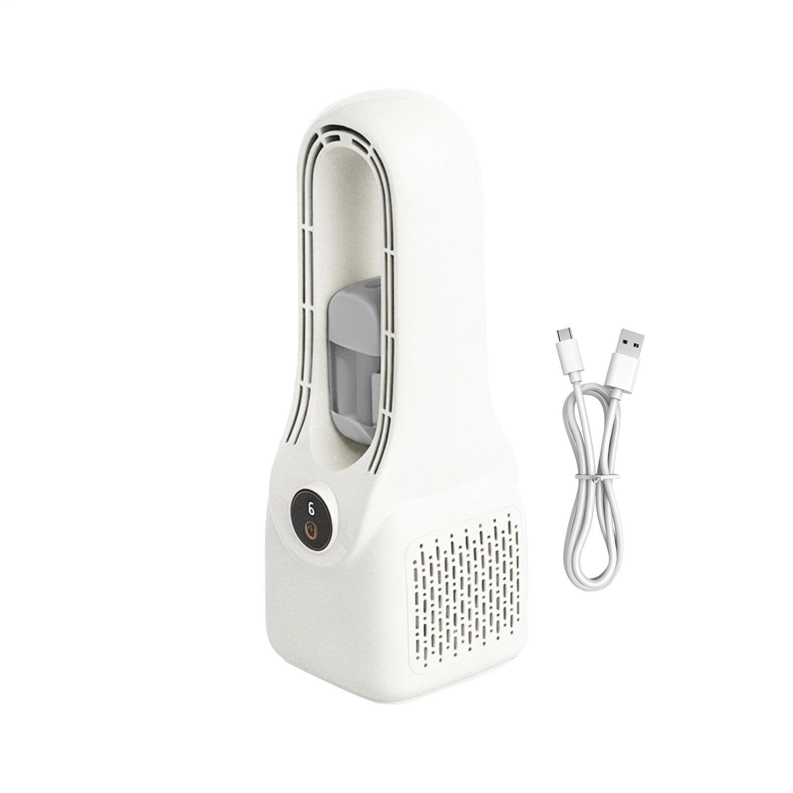 Ventilatore Da Scrivania Ricaricabile Dispositivo senza pale 6 velocità