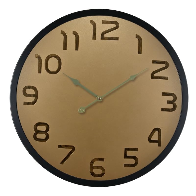 Horloge murale en acrylique design minimaliste et silencieuse pour salon