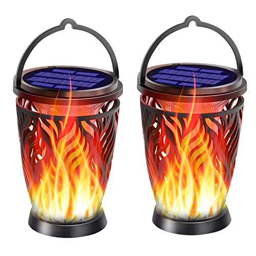 Bebrant Solar Lights Upgraded Solar Lantern Flickering Flame Outdoor Hanging Lantern Decorative Lighting Solar Powered Waterproof Umbrella Led Lights for Garden Patio Pathway Deck Yard, 2 Pack Bebrant Solar Lights Upgraded Solar Lantern Flickering Flame Outdoor Hanging Lantern Decorative Lighting Solar Powered Waterproof Umbrella Led Lights for Garden Patio Pathway Deck Yard, 2 Pack