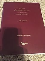 Texas Consumer Law 2015-2016 1605030988 Book Cover