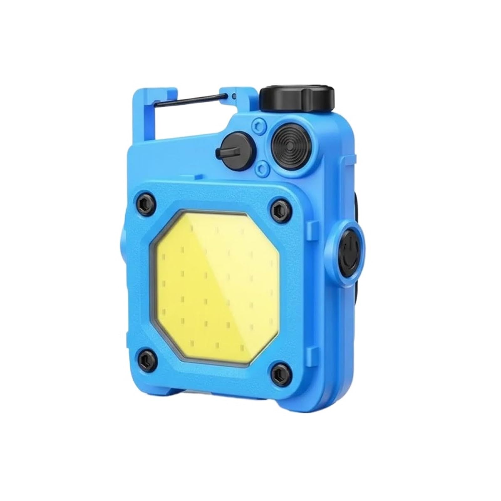 HVSYVVSRL Mini Keychain Light - Adjustable Flashlight Magnetic Worklight USB Rechargeable Waterproof Brilliant Illumination(Blue)