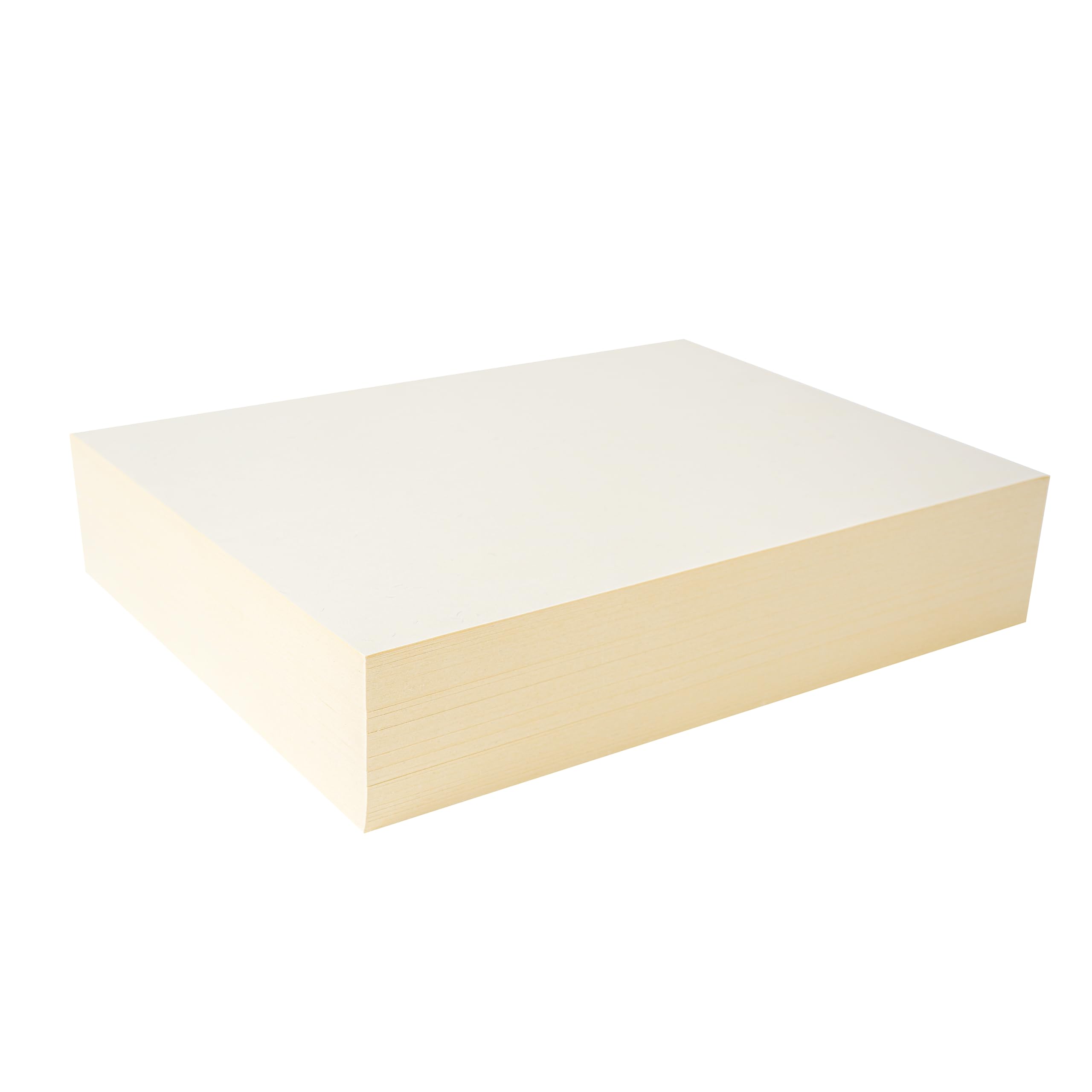 75% Cotton 25% Linen Business Paper, 500 Sheets 8.5"x11" Resume Ivory, 85gsm Won't Get Wet (Low Starch)