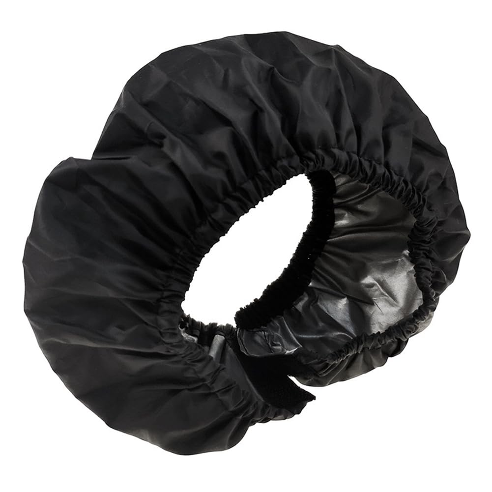 Kqcibz Baby Stroller Wheel Cover Dustproof Wheelchair Tire Protector Infant Pushchair Pram Wheel Anti-Dirty Cover 20CM Durable, Black