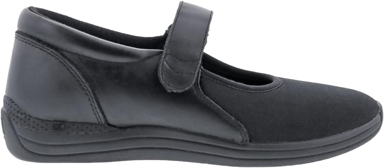 Drew Women's Magnolia Comfortable Slip-Resistant Mary Jane Adjustable Strap Flat with Arch Support