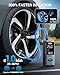 AVAPOW Tire Inflator Portable Air Compressor, 150 PSI Cordless Car Tire Air Pump with Pressure Gauge, 3.7″ LCD Screen, Auto-Shuts Off Tire Pump for Car, Motorcycle, Bike, Balls