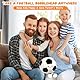 WDKXCN Plüsch Fußball Spielzeug, 25cm Fußball Plüschtier Spielzeug, 3D Fußball Kuscheltier, Fußball Plüschkissen, Fußball Kissen Weich Flauschig für Fußball Liebhaber und Jungen Mädchen