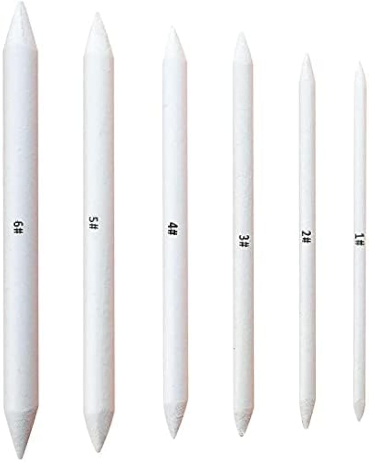 Eclet 6 PCS Blending Stumps and Tortillions Paper Art Blenders for Student Artist Charcoal Sketch Drawing Tools(A)
