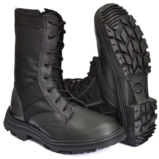 Coturno Masculino Tático Cano Alto Resistente, Antiderrapante e Confortável para Trilhas e Uso Diário