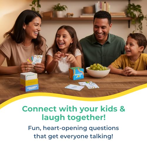 Image of Big Life Journal - Sharing Joy Conversation Cards - 150 Prompts to Spark Joy, Gratitude & Meaningful Conversations - Gift for Families, Kids & Parents for Holidays, Road Trips & Family Dinners