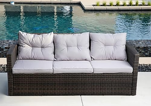 7seatpatiofurnituresetspewickerconversationsetsrattanallweatheroutdoorsectionalsofasetwithstorageboxcoffeetableandcushionsforpatiolawngardenbistroyardpoolbackyard Urban Country Home Decor 7 seat patio furniture sets pe wicker conversation sets rattan all weather outdoor sectional sofa set with storage box coffee table and cushions for patio lawn garden bistro yard pool backyard urban country home decor