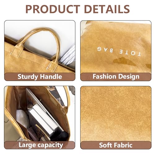 Bolso tote grande para mujer KAMEILONG de PVC miniatura 5