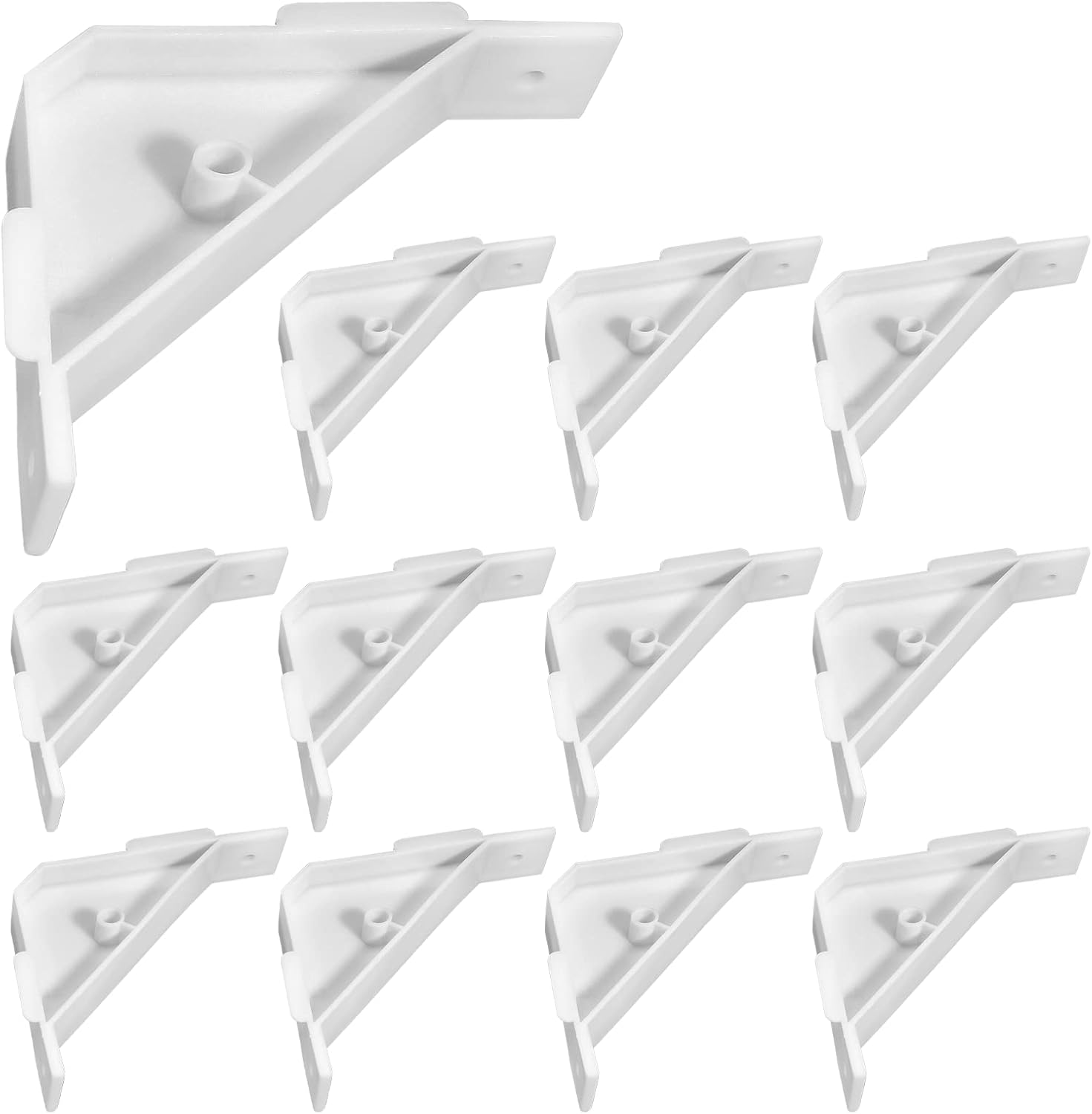 Amazon.com: Waziaqoc 12PCS Cabinet Triangle Bracket, 90 Degree Corner ...