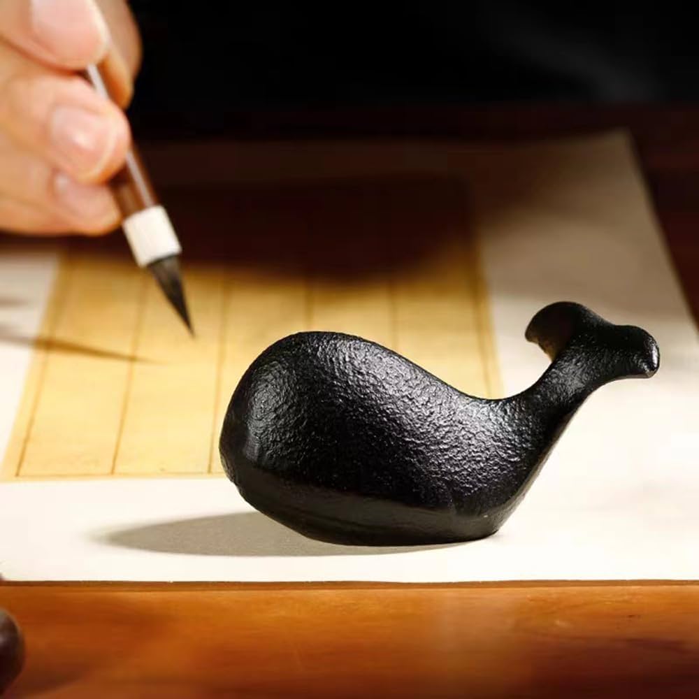 Amazon | QIUEER文鎮 鋳鉄ペーパーウェイト くじら 亀 伝統工芸