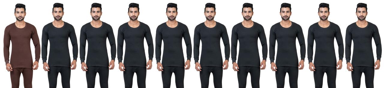 rb, rbg Mens Blended Cotton Oswal Thermal Round Neck Full Sleeves Top Inner Woolen Wear for Winter (Pack of 10)-picture-23