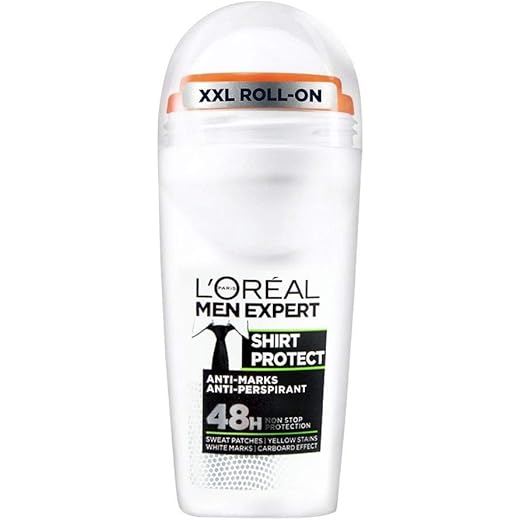 LOreal Mens Expert Shirt Protect Roll-On 50ml