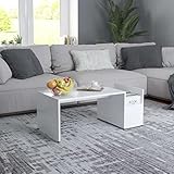 Color: Blanco; Material: Madera aglomerada; Dimensiones: 90 x 45 x 35 cm (largo x ancho x alto)