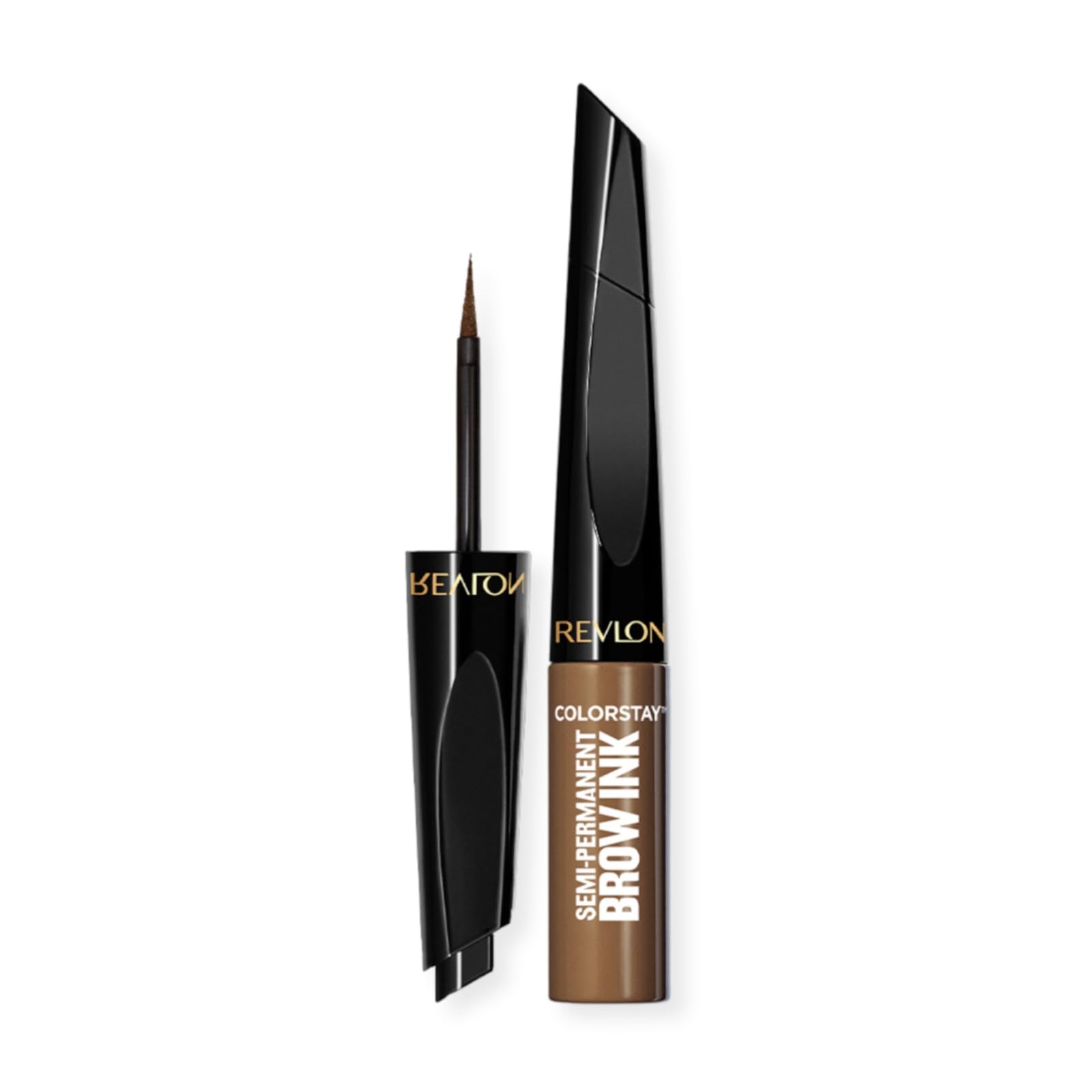 Revlon ColorStay półtrwały tusz do brwi, półtrwały brązowy/wkład do brwi, szybkoschnący, długotrwały, wodoodporny, 352 tusz do brwi, miękki brązowy tusz - 0,09 ml
