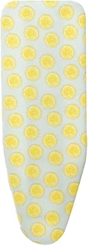 CHEMYO Ironing Board Cover with Aluminum Film Cotton Pad 38x13 Inch/96x33 Cm Easy Ironing Replacement Ironing Board Cover Heat ReflectiveYellow