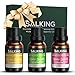 SALKING Ätherische Öle Set, Natürlich Aroma Öle(Freude, Warmes Herz, Friedlicher Schlaf) Wasserlösliches ätherisches Öl für Diffusor, Luftbefeuchter, Massage, Aromatherapie, Haut-und Haarpflege