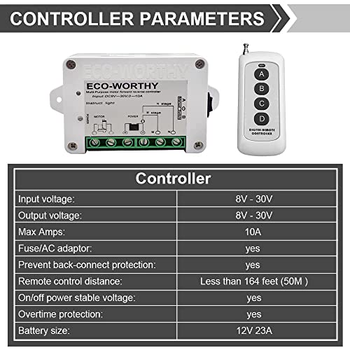 Potente actuador lineal de 12V con 1000N de fuerza y control remoto para automatizar aperturas 3