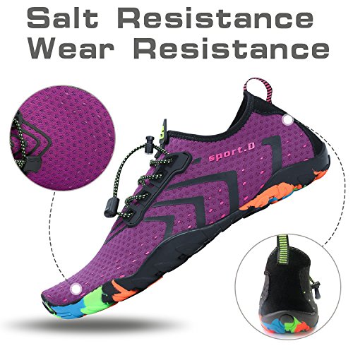 Mens Womens Water Shoes Quick Dry Barefoot Beach Pool Swim Surfing Sailing Walking Jogging Yoga Outdoor Aqua Sports