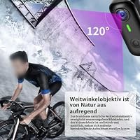 2K Daumen-Action-Kamera, tragbar, magnetisch, für Mini-Bodycam, 650-mAh-Akku, Loop-Aufnahme und Bewegungserkennung, 2026 (schwarz) – Ansicht 8