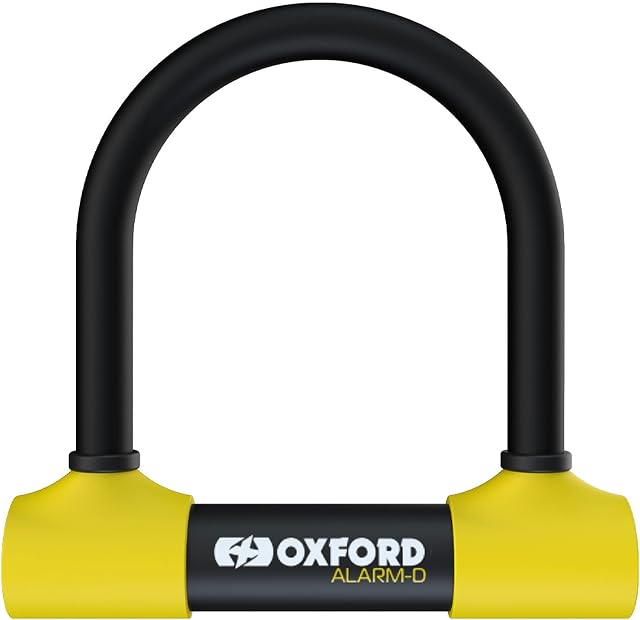 Oxford Alarm-D High Security Motorcycle D Lock with 120dB Alarm