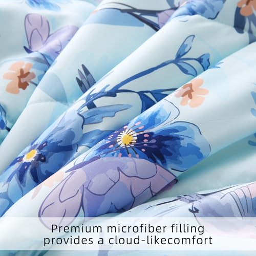 Save 51% on Floral King Comforter Set with Sheets - Only $29.99