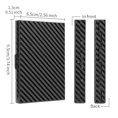 Image of RFID Stainless Steel Credit Card Wallet Slim Metal Business Card Holder for Women Men
