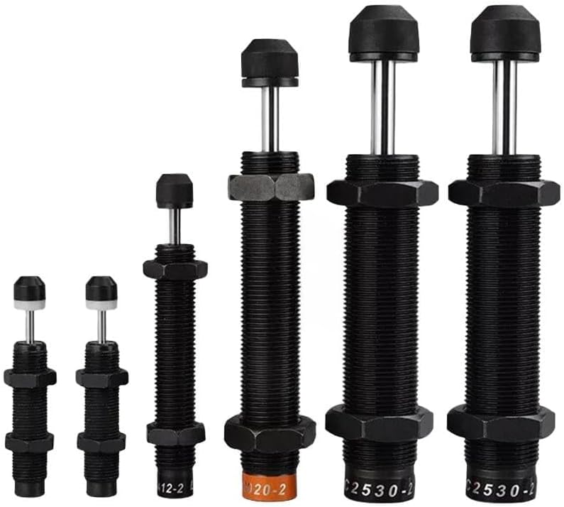Hydraulic Oil Pressure Buffer Damper Cylinder Spring Adjustable Shock Absorber AC0806 AC2020 AC1008 Carbon Steel(AC1420)