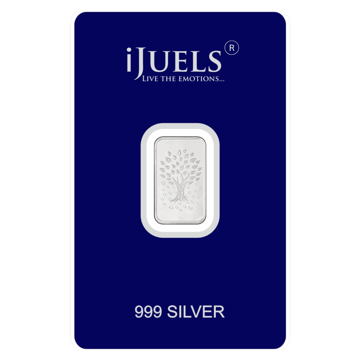 iJuels 999 Purity BIS Hallmarked and Certified Pure Silver 2 Grams Kalpvraksh Silver Coin with certificate of Authenticity