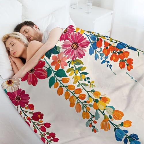 Couverture en micro polaire anti-frisson pour climatisation jeté de lit doux léger