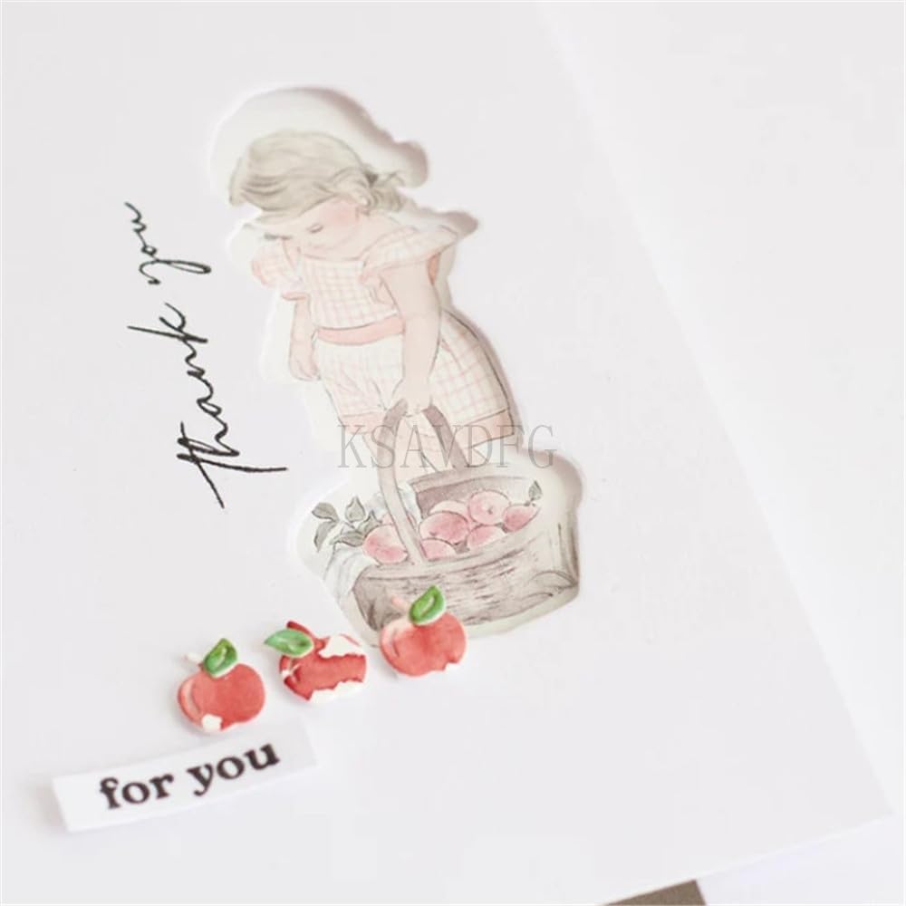 Stanzschablone Obst & Gemüsekorb – Für Scrapbooking, Kartenbasteln Und DIY-Projekte