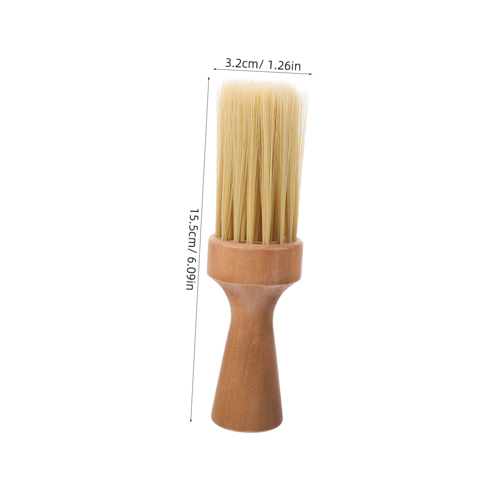 FOYTOKI Beard Grooming Brush Bristles Beard Brush Shaving Brush for Men Beard Brush Wooden Handle for Men