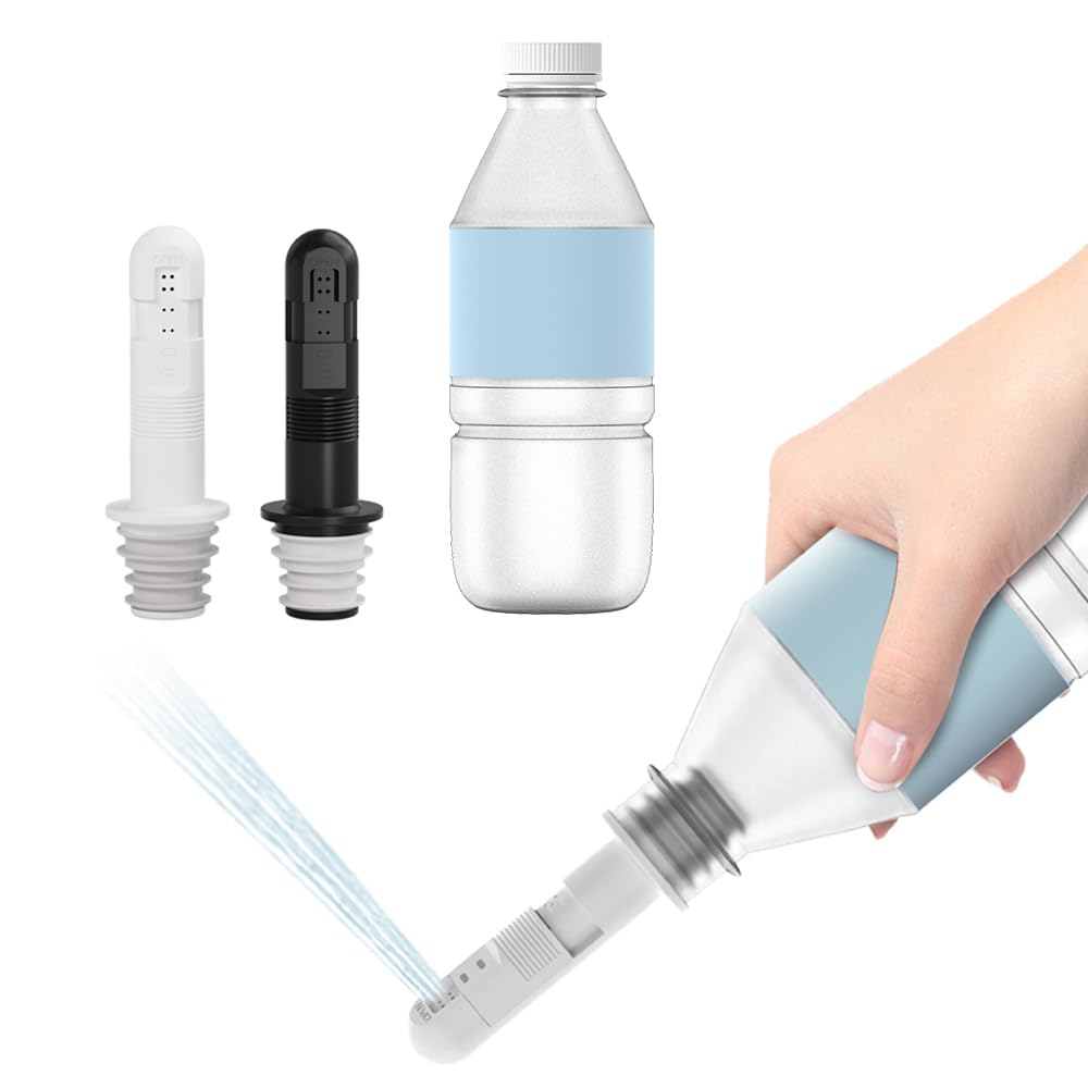 Backpacking Bidet - wower 2 Pack Portable Bidet for Travel Toilet or Camping Compatible with Every Bottle Portable