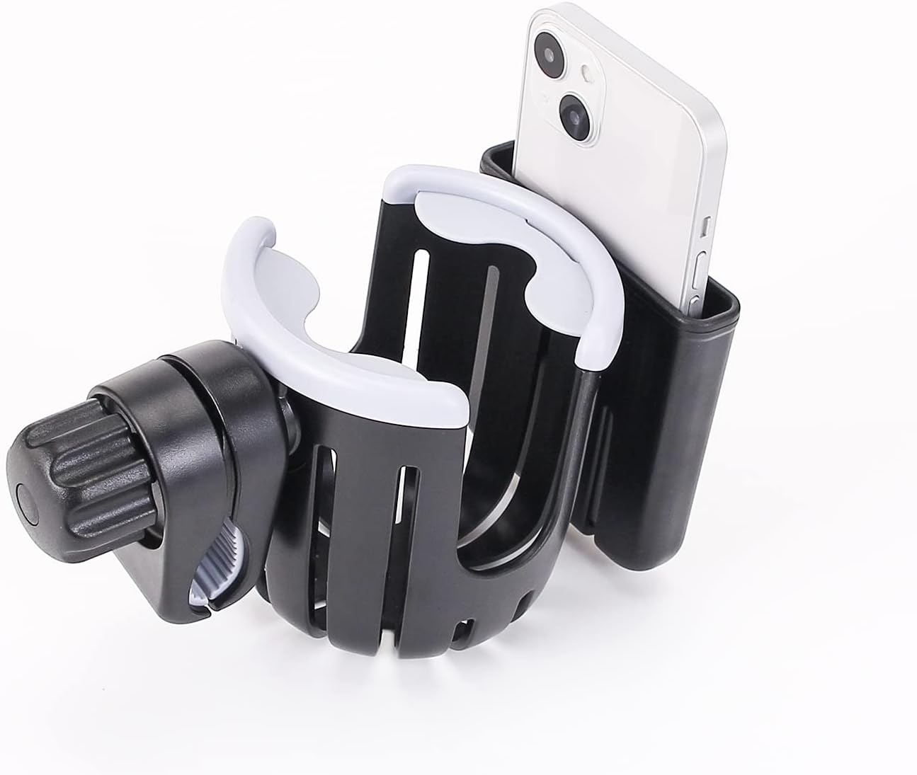 Stroller Cup Holder, Baby Stroller Bottle Holder, Bike Cup Holder, Bike Phone Holder, Water Bottle Holder for Walker, Wheelchair, Kids Bikes, e-Bike, Cruiser, Scooter (B) : Baby