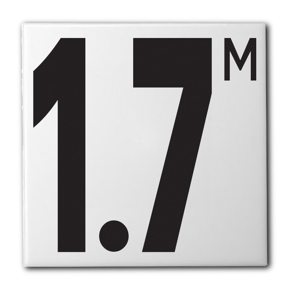 Ceramic Swimming Pool Waterline Depth Marker 