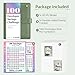 Sooez 100 Envelopes Money Saving Challenge, Savings Challenges Book with Envelopes, Flexible Saving $5050, $2600, $300, Savings Binder with 100 Pocket Pre-Number & Reusable Laminated Tracker