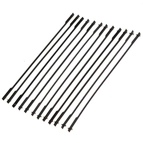 MASUNN 12Pcs 5 Pouces 10/15/18/24 TPI 125Mm Epingle Scie A Chantourne Lame Bois Travail Outil DfAlimentation Accessoires