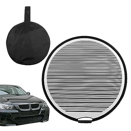 Tablero de abolladuras a rayas,Panel reflectante plegable para reparación de abolladuras de automóviles | Herramientas de reparación de carrocería de vehículos utilitarios, camiones, todoterrenos