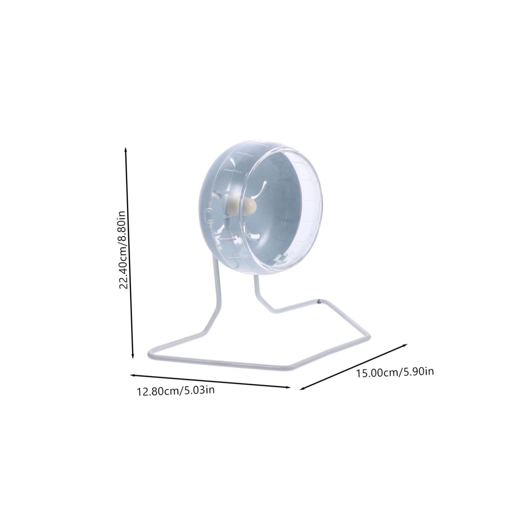 CORHAD Silent Hamster Wheel with Stand Dreamy Guinea Pig Chinchilla Exercise for Small Animals Space Saving Design Low Noise Fun